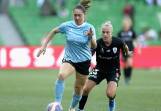 Karly Roestbakken (l) has been ruled out of the ALW grand final in another blow for Melbourne City. (Rob Prezioso/AAP PHOTOS)