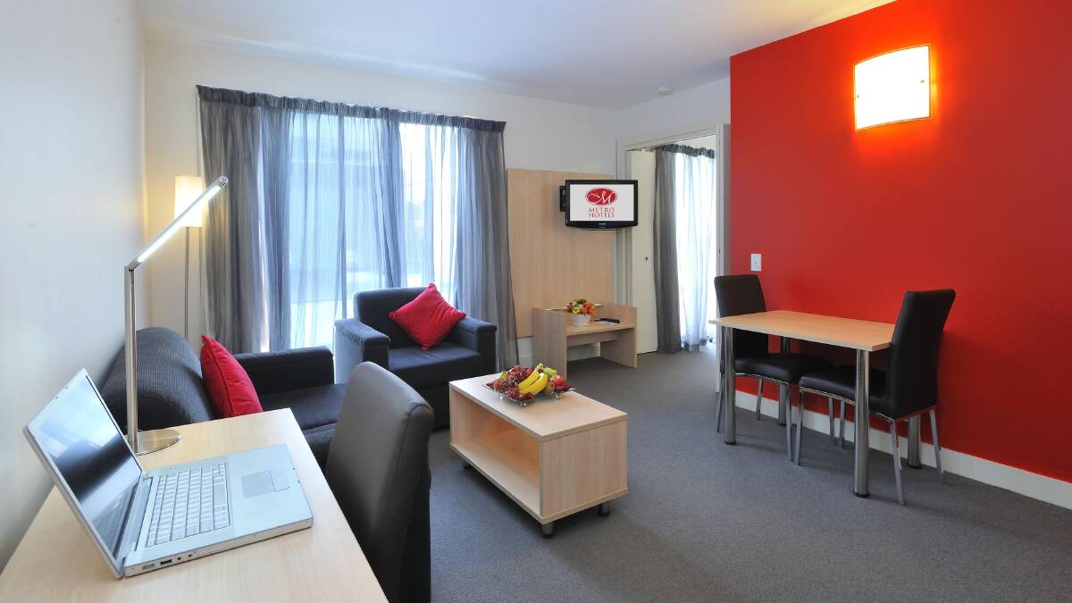 Metro Apartments on Bank Place … from $135 per night in the heart of Melbourne’s CBD.
