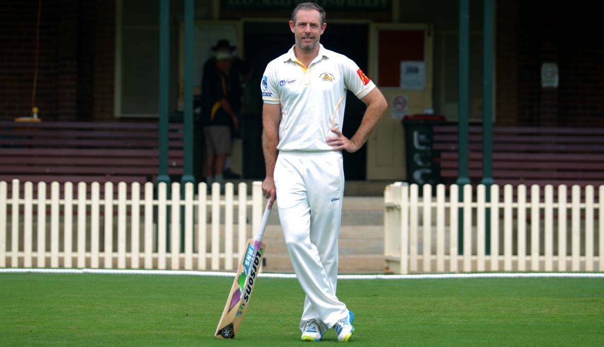 Home sweet home: Ben Rohrer at Rosedale Oval. He holds the record for the highest score at the ground. Picture: Simon Bennett