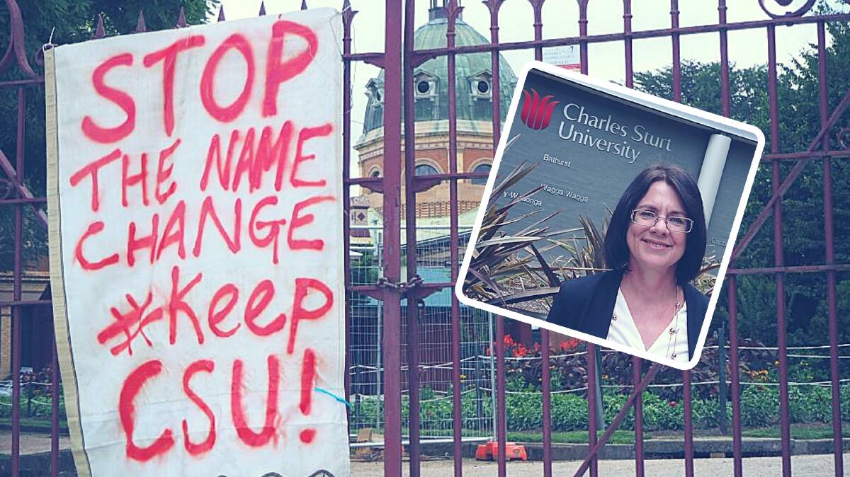 Charles Sturt University deputy vice chancellor Jenny Roberts says the possible name change was an emotive issue. Photo: Supplied