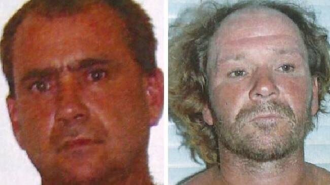 Paul Maris (left) and Adrian Attwater face charges over Lynette Daley’s death. Pic: Supplied
