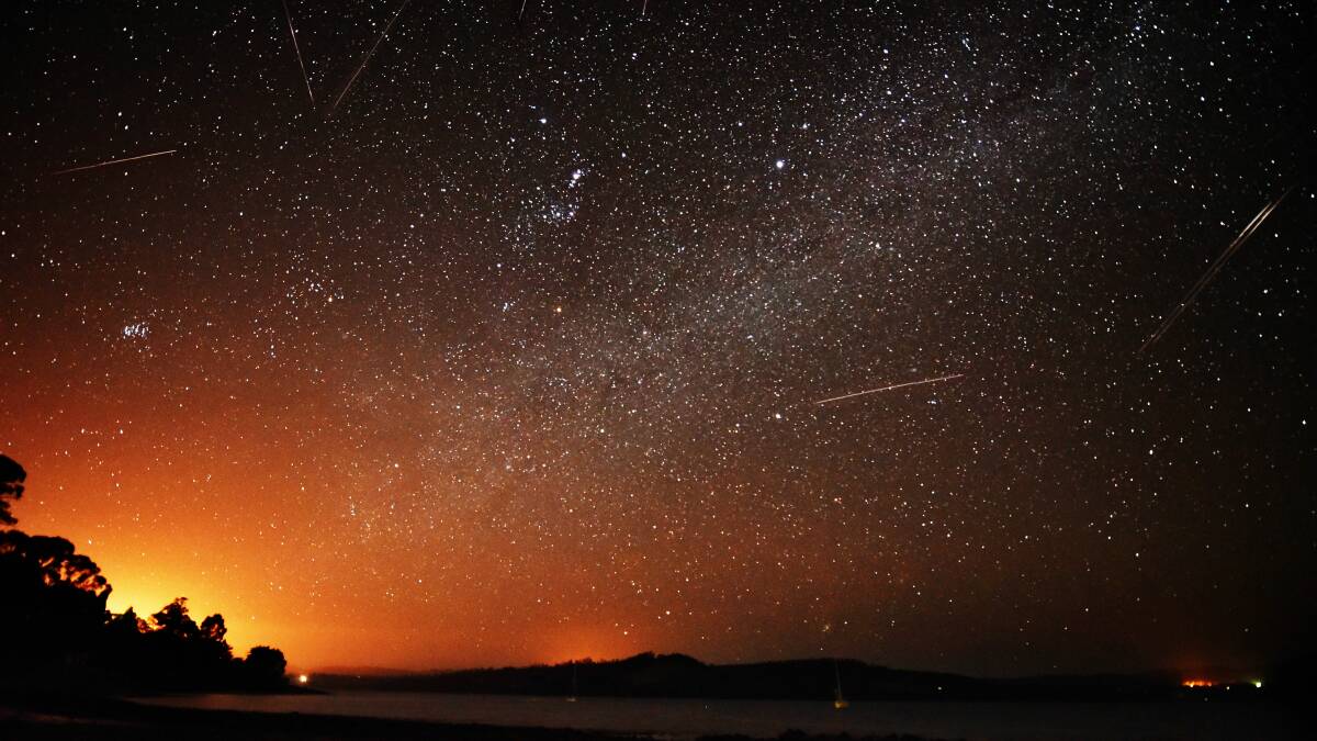 Geminid Meteor Shower on December 15, 2014. Picture: Scott Gelston