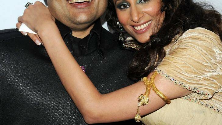 Pankaj and Radhika Oswal in happier times.