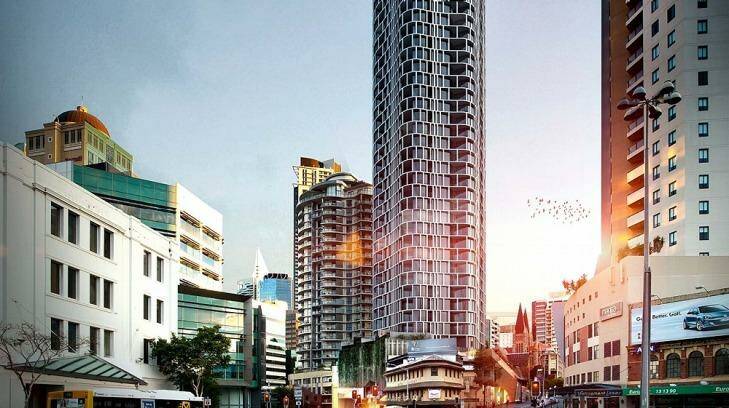 Consolidated Properties has unveiled its $200 million Queen Street residential tower. Photo: Supplied