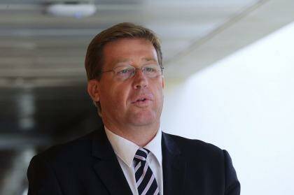 Considerations: racing minister Troy Grant. Photo: Kate Geraghty