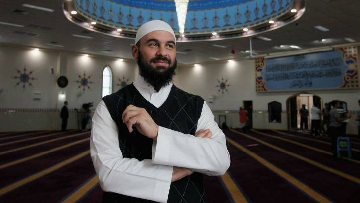 Sheikh Wesam Charwaki said he hoped that the open day would dispel any misconceptions about Australia's Muslim community. Photo: Fiona Morris