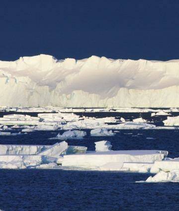 The 120km-long Totten Glacier is showing signs of melting from below. Photo: CSIRO