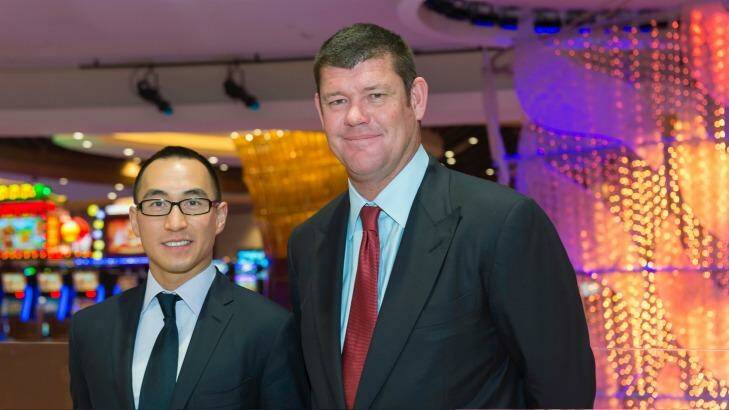 James Packer, with joint venture partner Lawrence Ho, admits he has probably outlaid too much on capital expenditure - having built casinos in Manila, Macau and with plans to add Japan and Sydney. Photo: Supplied