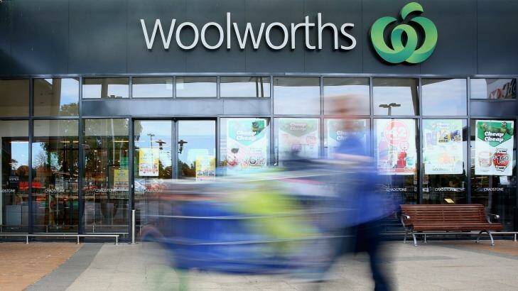 Blue chip Woolworths' best day in almost 20 years lifted the index on Monday. Photo: Quinn Rooney