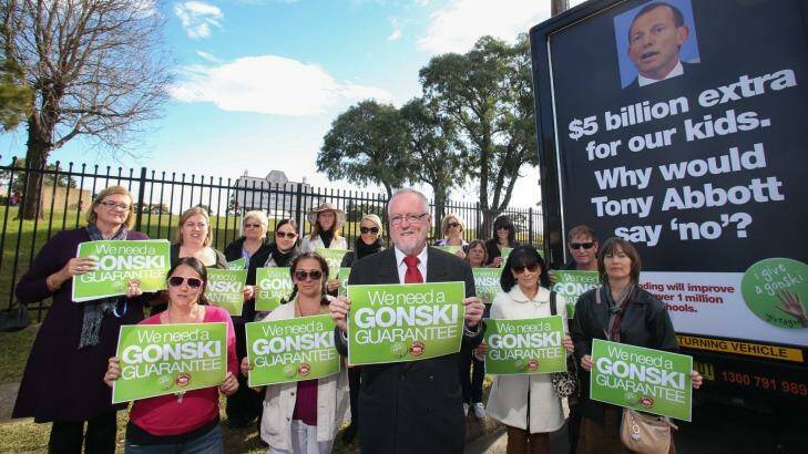 Public education advocates have been pushing for the major parties to fully fund the Gonski reforms. Photo: Adam McLean