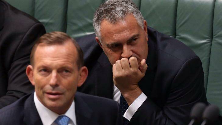 Problem solving: Prime Minister Tony Abbott and Treasurer Joe Hockey must realise there are no laurels to rest on.  Photo: Andrew Meares