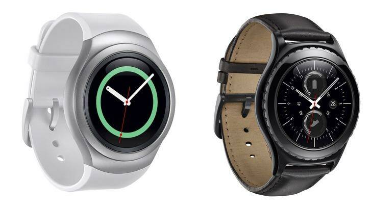 The Gear S2 and Gear S2 classic feature rotating bezels as a unique way to browse information. Photo: Samsung