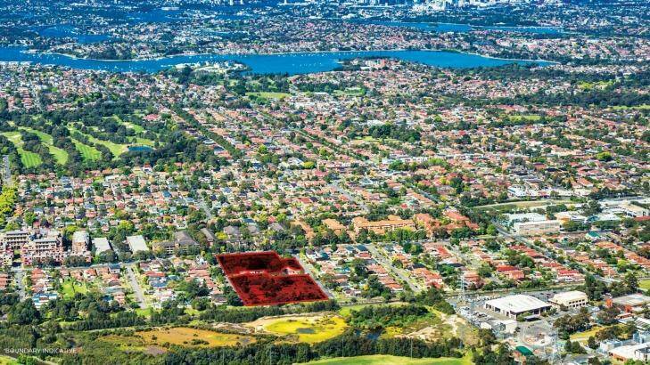 Located at 1-5 & 9-19 Brussels Street, 126-134 George Street, 2-4 & 8-20 Mena Street, North Strathfield, NSW, the site measures approximately 13,760 square metres and will be offered to the market as one land parcel. It consists of 23 individually tiled, residential properties of varying age and finish. Photo: Supplied