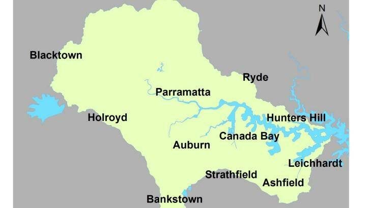 The Parramatta River catchment areas covers nearly 27,000 hectares.