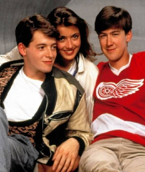 Matthew Broderick (from left), Mia Sara and Alan Ruck -- as Ferris, Sloane and Cameron.
