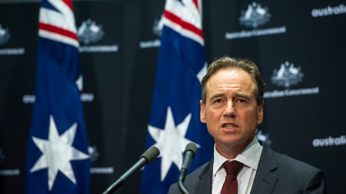 Health Minister Greg Hunt says aged care residents will be prioritised in the booster rollout. Picture: Elesa Kurtz