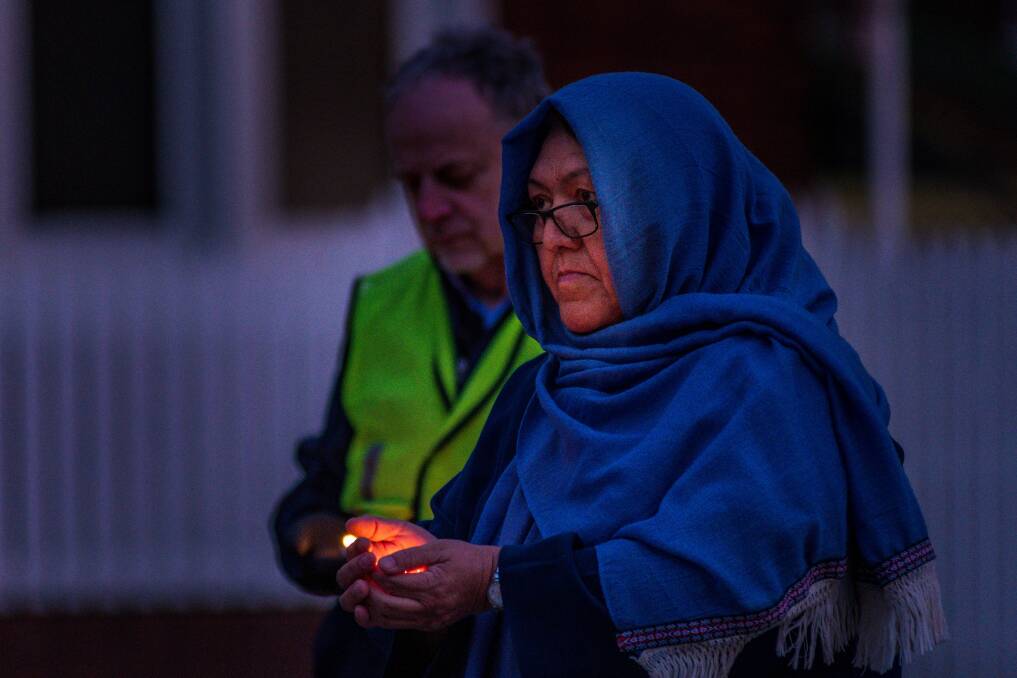 The Hazara community also held a vigil last July in honour of those who died at the hands of Iranian security forces. Picture: Phillip Biggs