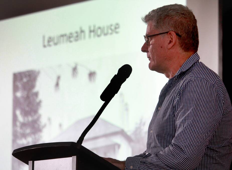 WE'VE ALREADY LOST TOO MUCH: On Saturday I grabbed this snap of Andrew Allen launching his book on Campbelltown’s lost heritage buildings – Macarthur deserves to be known for its quality, not just its quantity.
