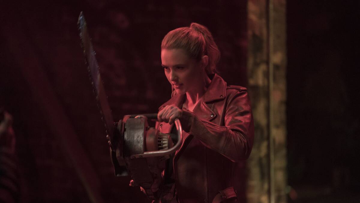 Murder barbie: Kathryn Newton stars in the latest mash-up of genres from director Christopher Landon, Freaky, rated MA15+, in cinemas now.