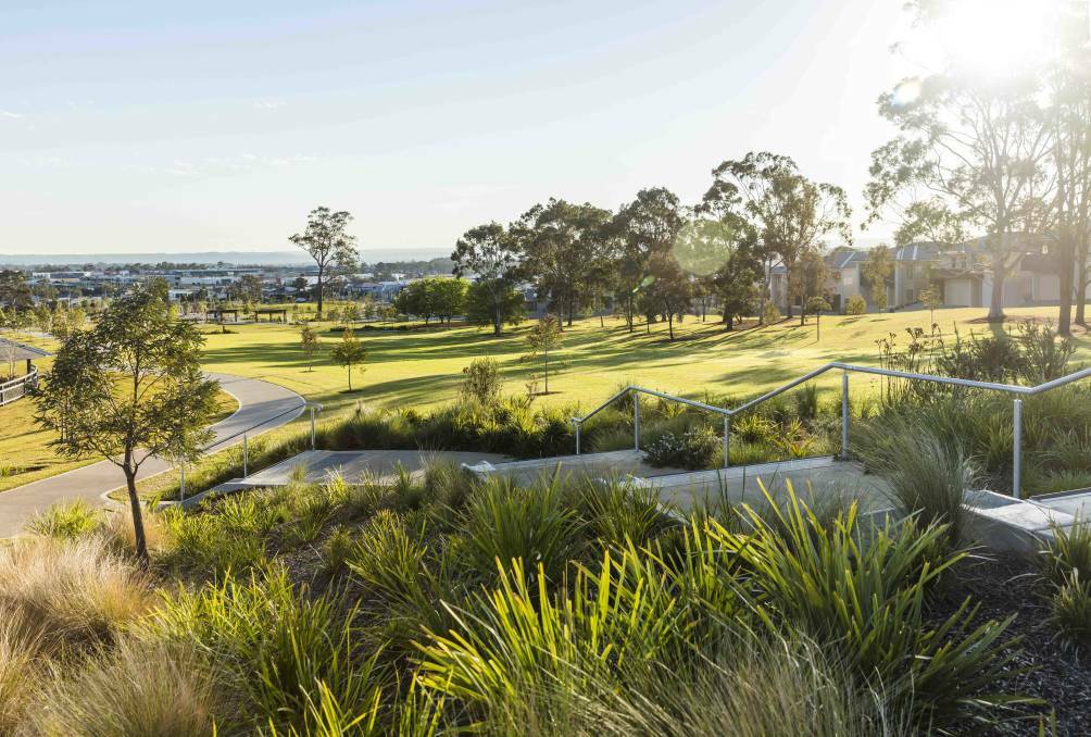 Public parks, like this one from Sekisui House in Gregory Hills, are just one of the things which can be created through infrastructure contributions. Picture: Sekisui House