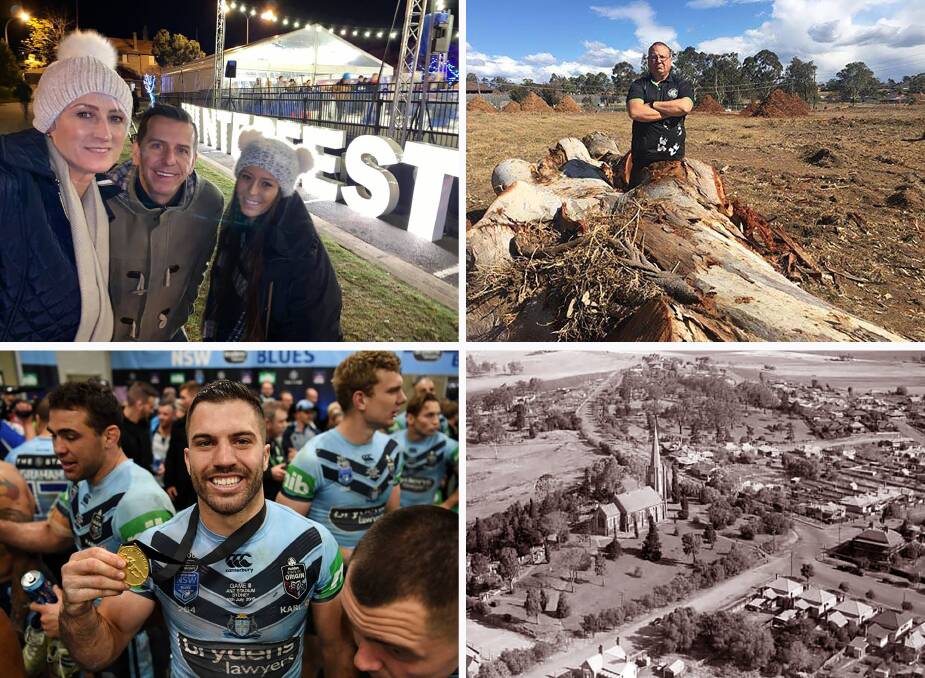 A RANGE OF THOUGHTS: The Mikulic family enjoying Camden's Winterfest; Ricardo Lonza at the Airds tree devastation; the fight to protect the historic St Johns Church hilltop; and the great James Tedesco. 