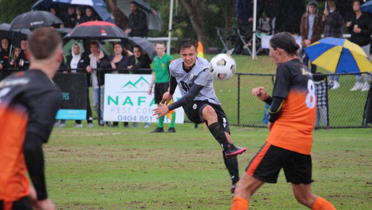Denis Genreau in action against the Camden Tigers last year. Picture: Macarthur FC
