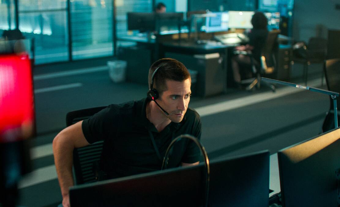 Intense: Jake Gyllenhaal is excellent in Netflix's latest thriller The Guilty, rated M. Picture: Netflix