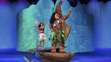 Moana and Maui. Pictures: Supplied