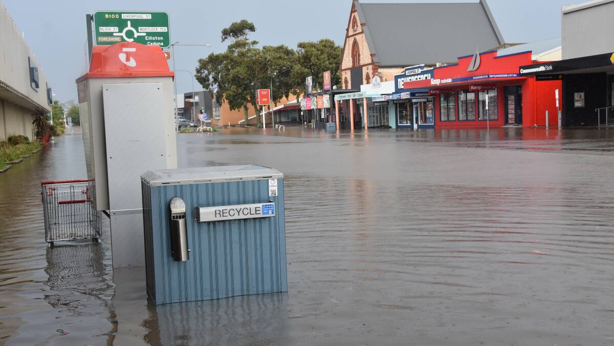 NATION OF EXTREMES: After heavy rain fell on southern Eyre Peninsula in SA, Port Lincoln experienced flooding in parts.