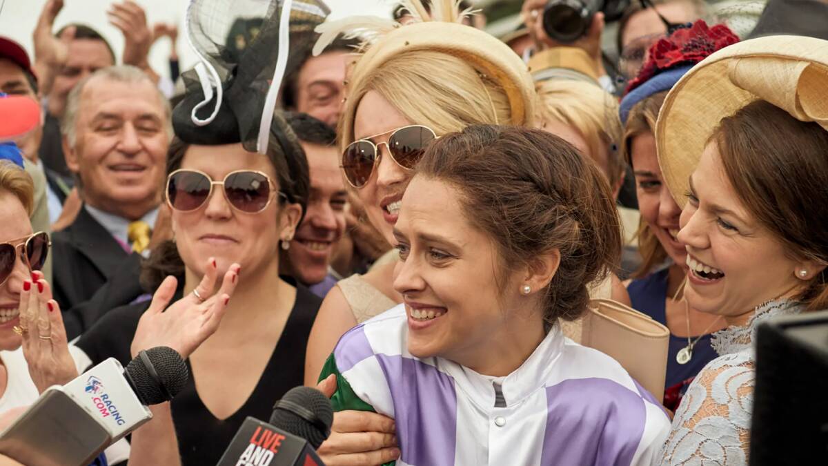 'Ride Like a Girl' tells the story of Michelle Payne, the first female jockey to win the Melbourne Cup.
