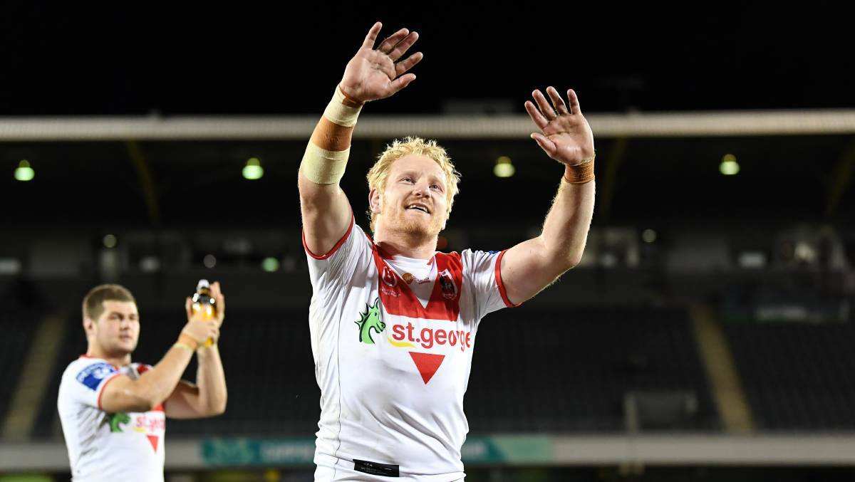 James Graham in his St George Illawarra days. Picture: NRL Imagery/Grant Trouville.