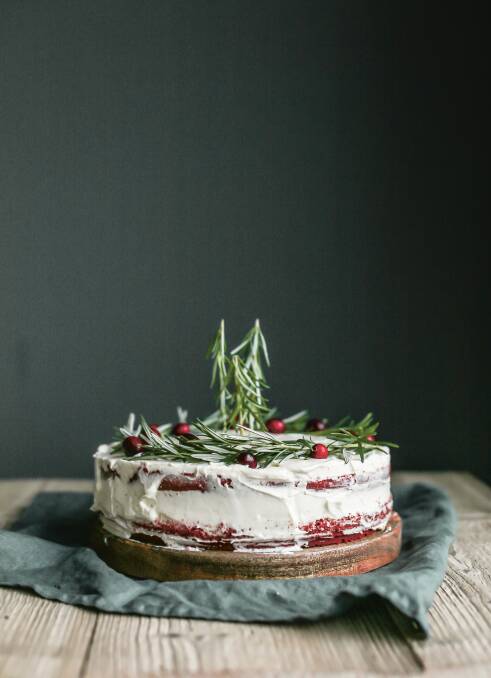Red velvet cranberry cake. Picture: Kerstin Niehoff