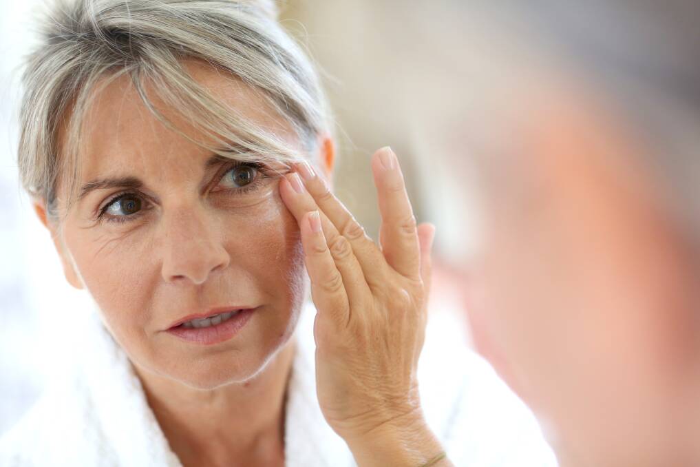 SOOTHE: Look for an eye cream you can apply with a massage-like application, minimising rubbing, pulling and tugging on this delicate skin. Photo: Shutterstock