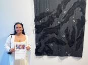 Kieara Quintal is one of the University of Wollongong students who feature in the Vital Signs exhibition at Hazelhurst Gallery. Her work is titled Between the Stars 2023. Picture supplied