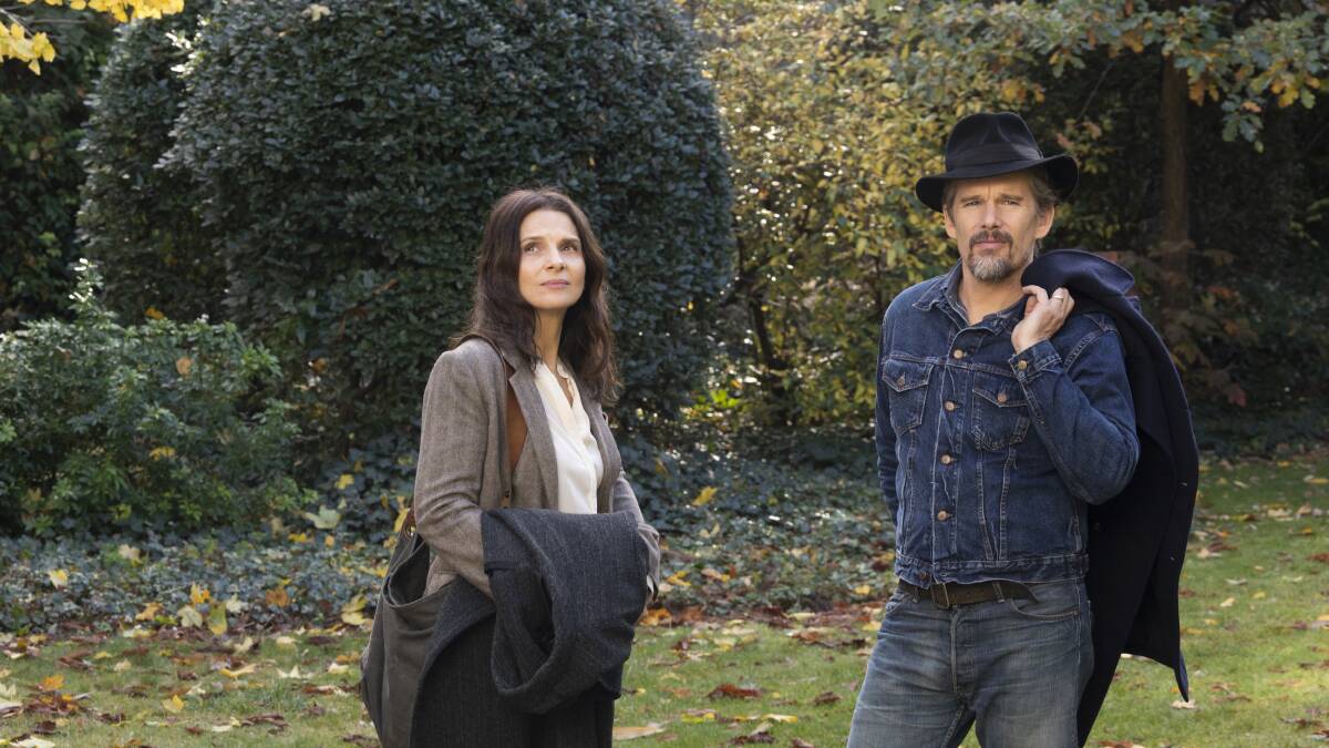 Juliette Binoche, left, and Ethan Hawke in The Truth. Picture: Supplied