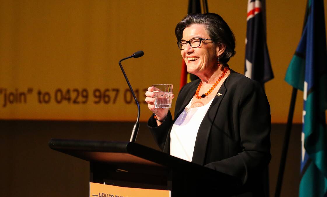 WISE WORDS: The former independent MP for the federal seat of Indi, Cathy McGowan has lots to say about grass roots leadership. 