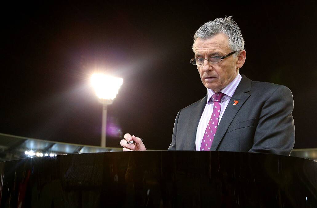 Doyens like Bruce McAvaney have been replaced by self-serving banter. Photo: Michael Dodge/Getty Images
