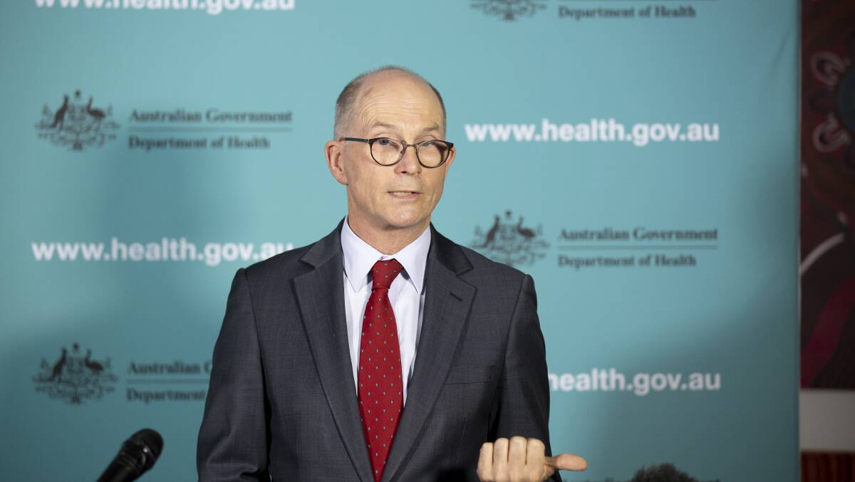 Deputy Chief Medical Officer Professor Paul Kelly says it's too early to rule out a second wave. Picture: Sitthixay Ditthavong