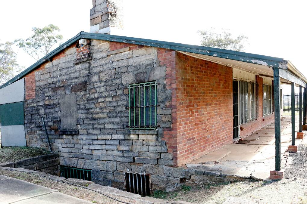 Lost to renovations: Just one of the original stone walls of Redfern's Cottage in Minto remains today. Other original features include the stone-flagged verandah, chimney and cellar. The cottage was recently sold by UrbanGrowth NSW. Picture: JA White