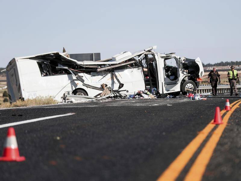 Four tourists were killed and more than 30 were injured when a tour bus crashed in southern Utah.