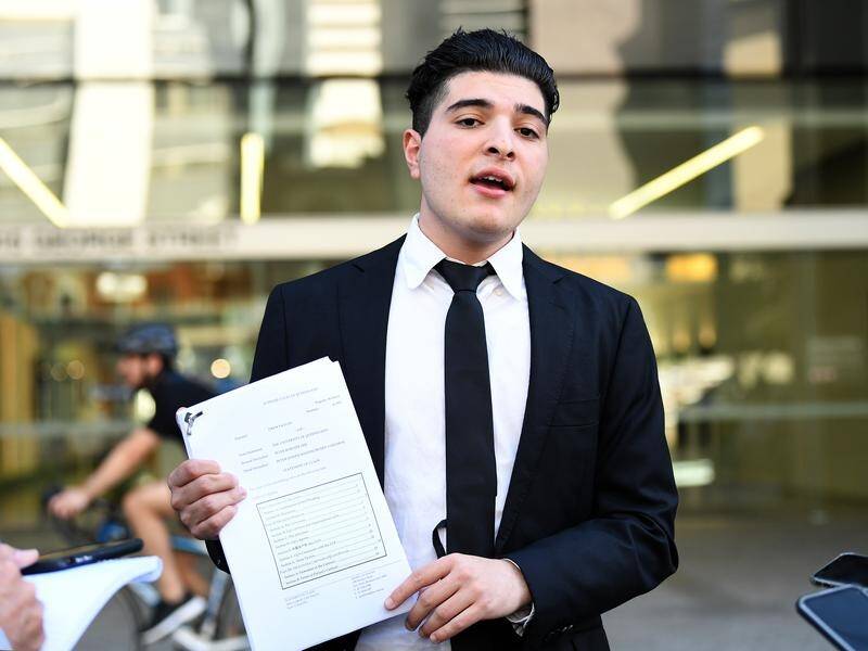 University of Queensland student Drew Pavlou says he's been threatened with contempt action.