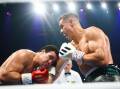 Injury has clouded the bid by David Nyika (r) for a record third Commonwealth Games boxing gold.