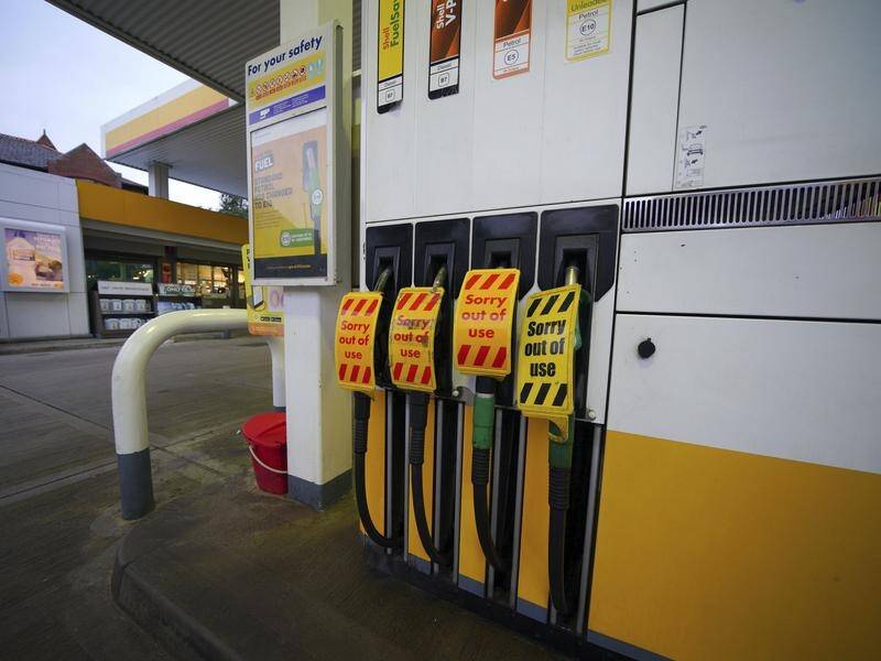 BP has temporarily closed some of its UK petrol stations because of driver shortages.