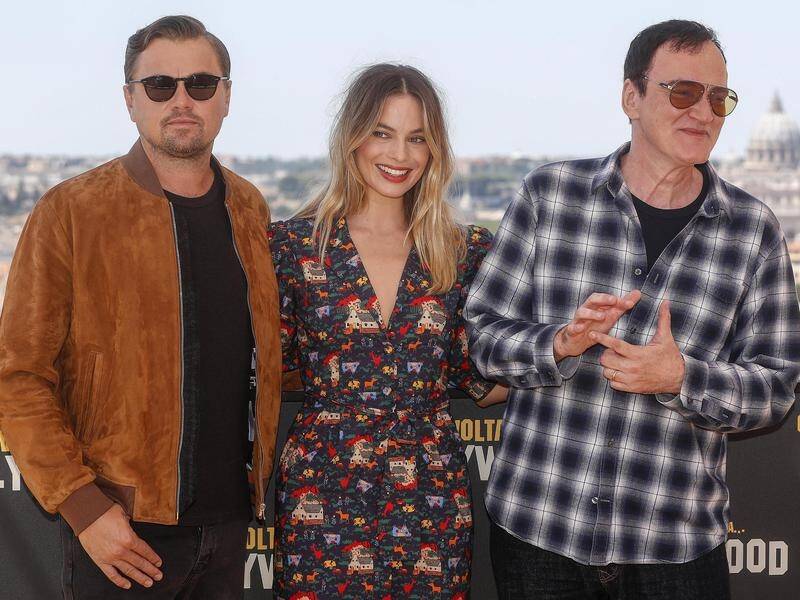 Margot Robbie and Leonardo DiCaprio star in Quentin Tarantino's Once Upon a Time ... in Hollywood.