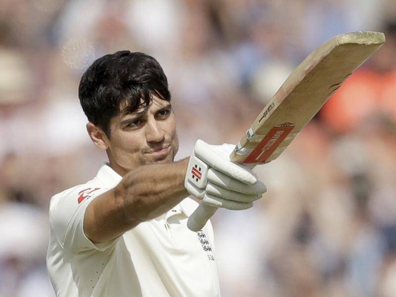 Evergreen Sir Alastair Cook has compiled his first ton of the English summer for Essex.