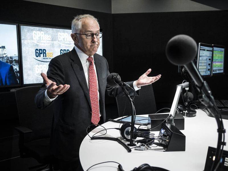 Malcolm Turnbull finally correctly recalled the lyrics to The Voice at a Perth radio station.