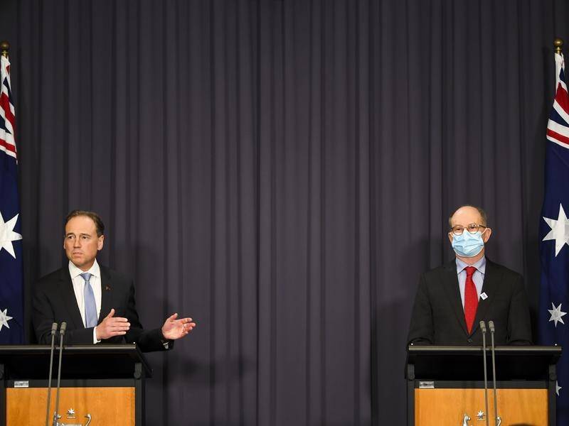 Health Minister Greg Hunt said he would have a critical meeting about booster shots on Monday.