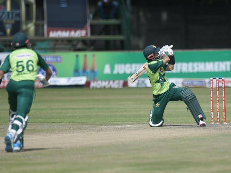 Mohammad Rizwan topscored as Pakistan claimed the T20 series against Zimbabwe.