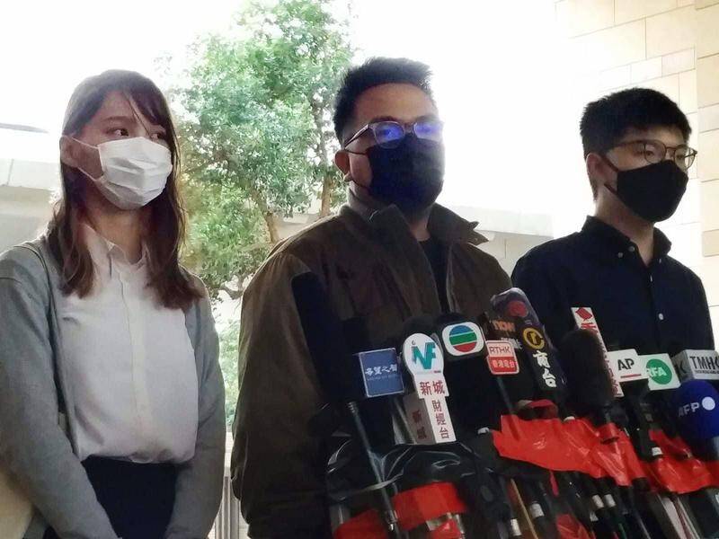 Agnes Chow, Ivan Lam and Joshua Wong have been jailed over their protest activities.