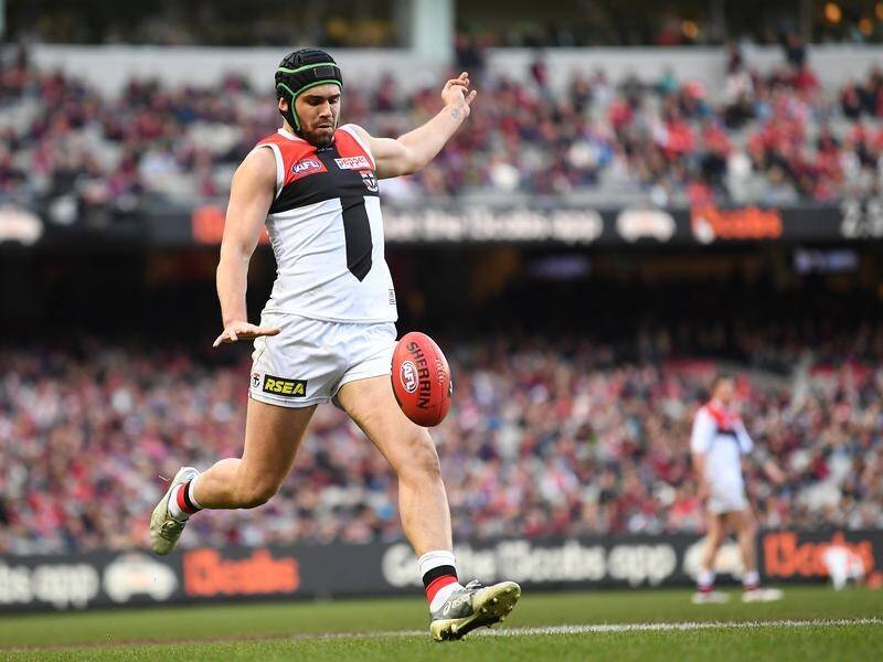 Paddy McCartin was delisted by St Kilda but both parties are hopeful of his AFL return in future.